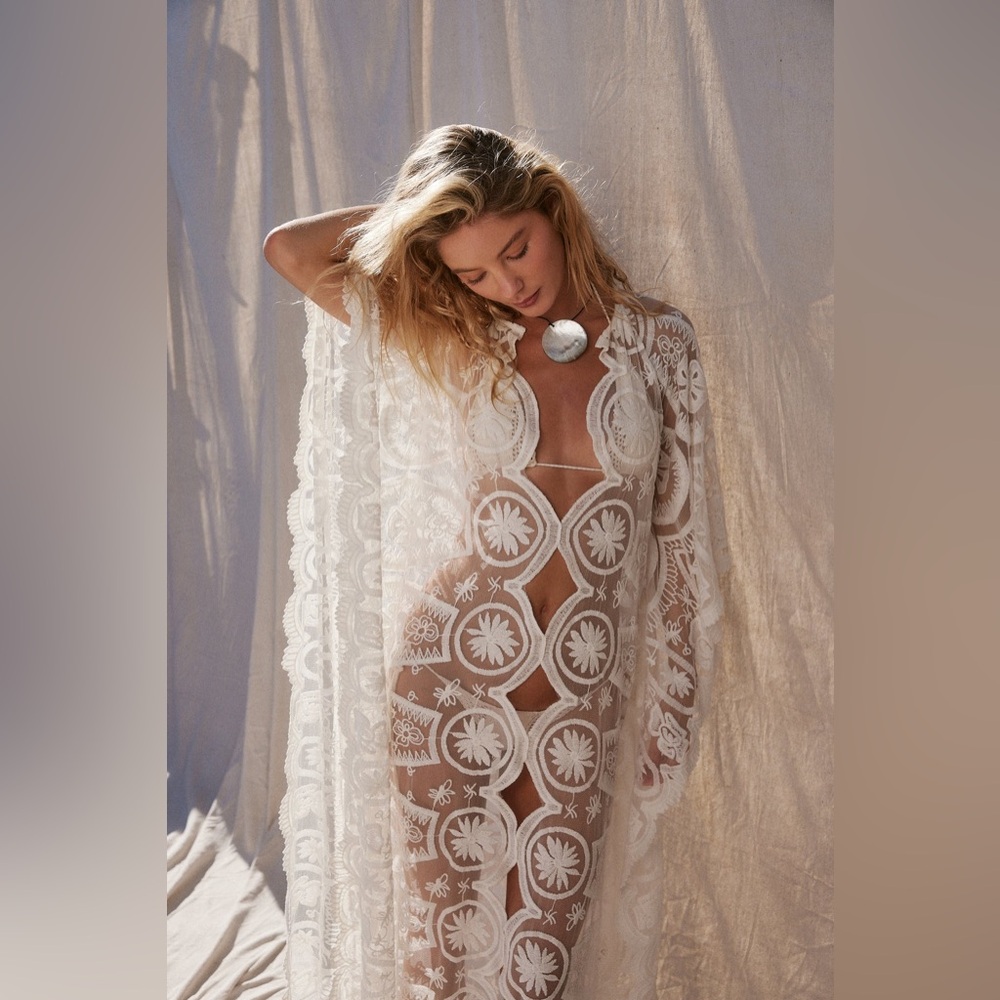 Lace Free People style dress Pixie Mykonos Kaftan